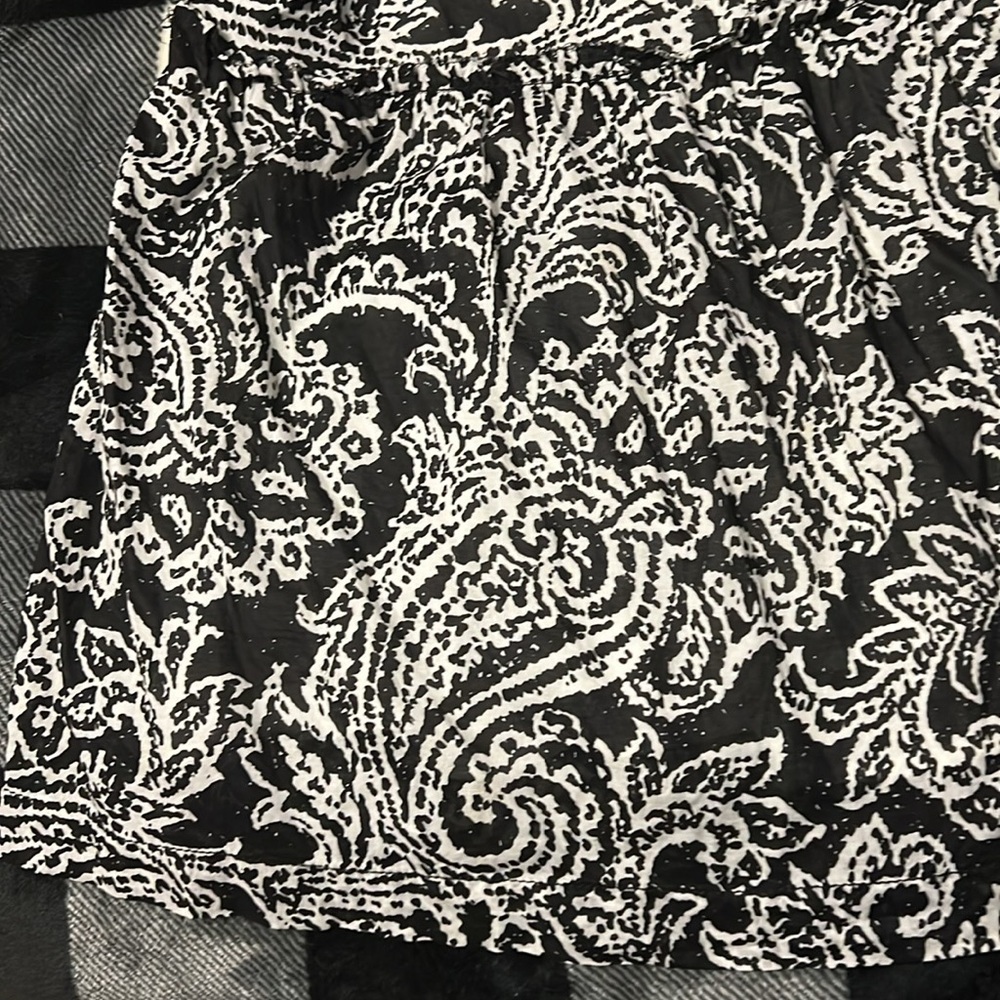 American Eagle Outfitters Black & White Strapless Dress size 0 - Picture 5 of 14
